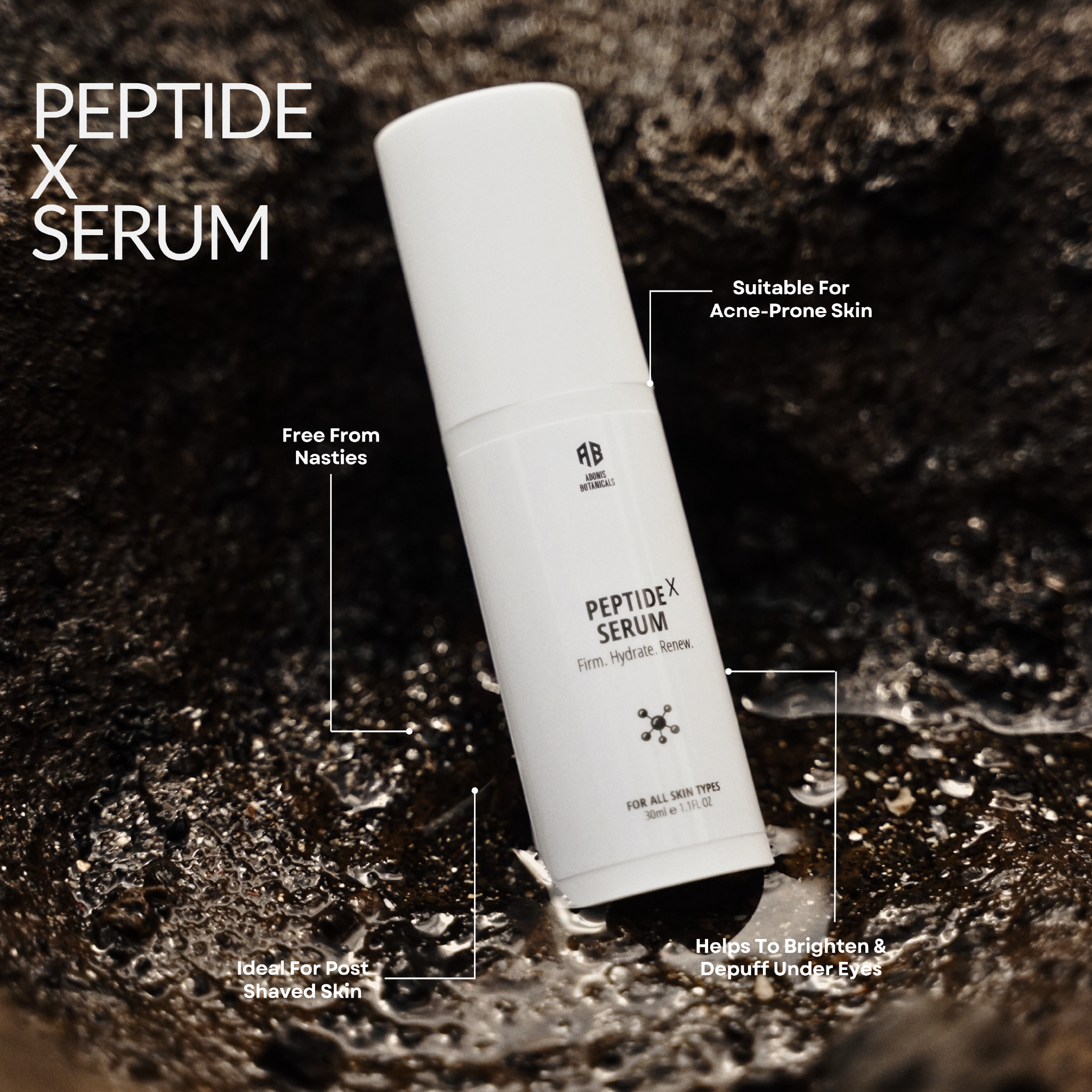 Adonis Botanicals Peptide X Serum